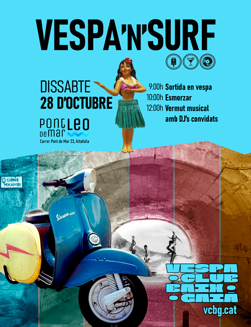 VESPA'N'SURF | VESPA CLUB BAIX GAIÀ